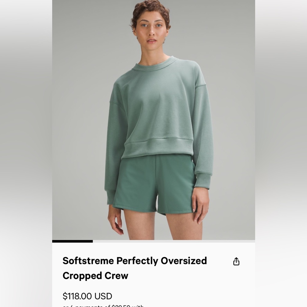 Lululemon soft stream crewneck
